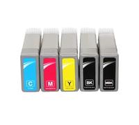 GSwReJ 5 Color 130ML PFI-120 Ink Cartridge Compatible With TM-200 TM-205 TM-300 Series Pigment Ink