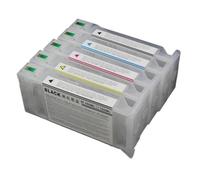 GSwReJ 5 Pack 350ml Refillable Ink Cartridges Compatible With Pro 7700 9700 7710 9710 With Chip