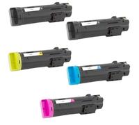 GSwReJ 5 Pack Compatible Toner Cartridge Replacement For H625cdw H825cdw S2825cdn Printers Black 3000 Pages Cyan Magenta Yellow 2500 Pages