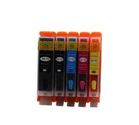 GSwReJ 5pcs Refillable Ink Cartridge PGI 450 PGI450 Compatible With Select Printers Including IP7140 IP7240 MG5440 MG5540 MG6440 MX924 IX6840 MG6340 IP8740 Pgi450
