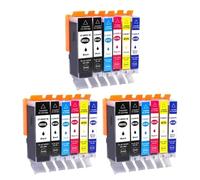 GSwReJ 6 Color Compatible Ink Cartridge PGI 680XXL CLI 681XXL For Printers TS706 TR7560 TR8560 TS6160 TS6260(6Color 3set)
