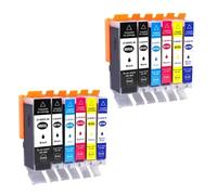 GSwReJ 6 Color Compatible Ink Cartridge PGI 680XXL CLI 681XXL For Printers TS706 TR7560 TR8560 TS6160 TS6260(6Color 2set)