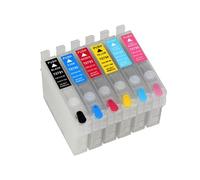 GSwReJ 6 Color Compatible Refill Ink Cartridges With ARC Chip For Use With 1400 1430 1500W P50 PX660 PX650 PX710W PX700W Printers(T0791-T0796)