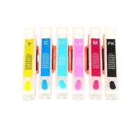 GSwReJ 6 Color IC80 Refill Ink Cartridge Compatible With EP-977 EP-907 EP-807 EP-707 EP-777 Printers With ARC Chip