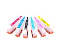 GSwReJ 6 Color Refill Ink Cartridges For Compatible EP-977 EP-907 EP-807 EP-707 EP-777 Printers With ARC Chip