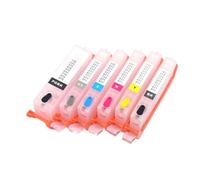 GSwReJ 6Colors PGI 470 CLI 471 Ink Cartridge Refill With ARC Chip Works With MG7740 TS8040 TS9040 Printers And Similar Models Featuring Auto Reset Chip