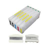 GSwReJ 700ml Refillable Ink Cartridges Compatible With Pro 7700 9700 7710 9710 With Chip Includes Ink Cartridge Resetter And Maintenance Resetter
