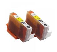 GSwReJ 72 PGI 72 PGI-72 PGI72 10Color Ink Cartridge Set Compatible With Pro 10 Pro-10 PRO-10S 10S Printers Alternative To Inkjet Printer Supplies(2PCS Yellow)