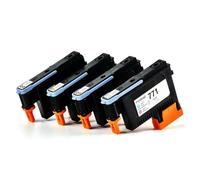 GSwReJ 771 Printhead Compatible Printer Head For Designjet Z6200 Z6600 Z6800 Printer Parts CE017A CE018A CE019A CE020A(A Set 4PCS)