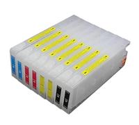 GSwReJ 8 Pack 350ml Refillable Ink Cartridges Compatible With Pro 7400 9400 7450 9450 With Chip