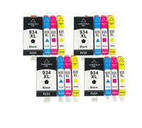 GSwReJ 8 Pack 934XL 935XL Compatible Ink Cartridges For Officejet Pro Printers 6230 6830 6835 6812 6815 6820(4set 16PK)