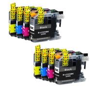 GSwReJ 8 Pieces LC233 Compatible Ink Cartridge Refill For Printers LC233 DCP-J562DW DCP-4120DW MFC-J480DW MFC-J4620DW Ink Tank LC233 Full Ink