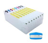 GSwReJ 8PCS 300ml Refillable Ink Cartridges With Chip And Chip Resetter Compatible With Pro4800 Series For Drop Shipping