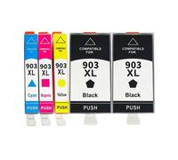 GSwReJ 903XL Ink Cartridge Compatible With OfficeJet Pro 6950 6960 6966 6968 6970 6971 6974 6975 6976 6978 6979(1 SET 5PC)
