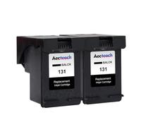 GSwReJ Aecteach 131 135 Compatible Ink Cartridge For Deskjet Printers Models 2710 7510 3050 5743 5940 5943 6843 2573 PSC1600 2350(2BK)