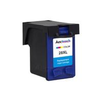 GSwReJ Aecteach Compatible 27XL 28XL Ink Cartridge Set For Deskjet Printers Models 3320 3325 3420 3535 3550 3650 3744(1C)