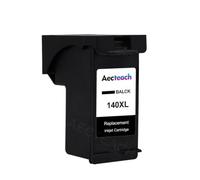 GSwReJ Aecteach Compatible Ink Cartridge Replacement For 140 141 For Photosmart Printers C4283 C4583 C4483 C5283 D5363 D4263(140XL Black x 1)