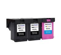 GSwReJ Aecteach Compatible Replacement Ink Cartridge For 652 652XL For Deskjet Printers 1115 1118 2135 2136 2138 3635 3636 3638 3838(2Black1Color)