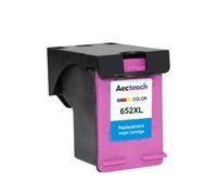 GSwReJ Aecteach Compatible Replacement Ink Cartridge For 652 652XL For Deskjet Printers 1115 1118 2135 2136 2138 3635 3636 3638 3838(1Color)