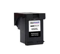 GSwReJ Aecteach Compatible Replacement Ink Cartridge For 652 652XL For Deskjet Printers 1115 1118 2135 2136 2138 3635 3636 3638 3838(1Black)