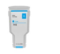 GSwReJ Aomya 745 XL Ink Cartridge Compatible With DesignJet Z2600 Z5600 Printers 300ml With Chip(CY)