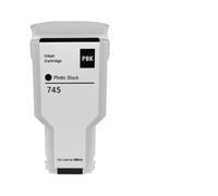 GSwReJ Aomya 745 XL Ink Cartridge Compatible With DesignJet Z2600 Z5600 Printers 300ml With Chip(PBK)