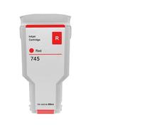 GSwReJ Aomya 745 XL Ink Cartridge Compatible With DesignJet Z2600 Z5600 Printers 300ml With Chip(RED)