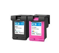 GSwReJ ASW 123 Compatible Ink Cartridge For DeskJet 1110 1111 1112 2130 2132 2134 Officejet 3830 3831 3832 3834 Printers 123XL(1BK 1Tri-color)