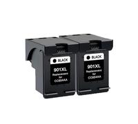 GSwReJ ASW Compatible Re-manufactured 901XL Black Ink Cartridge For Officejet 4500 Series J4500 J4540 J4550 J4580 J4640(2BK)