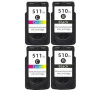 GSwReJ ASW Pg510 Cl511 Compatible Ink Cartridge Replacement For Pg-510 Cl-511 For MP250 MP280 IP2700 MP240 MP270 MP480 MX320(2BK 2C)