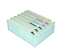 GSwReJ Boma F2000 Empty Refill Ink Cartridge With Chip For Compatible T7251 T7252 T7253 T7254 T725A(Yellow)