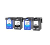 GSwReJ Capacity Compatible Ink Cartridges For 21 22 21XL 22XL Models F380 F2100 F2110 F2240 F2280 F2250 F4100 3915(2BK AND 2COLOR)