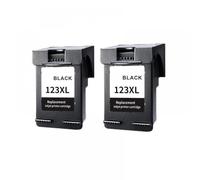 GSwReJ Compatible 123 Ink Cartridges Refilled Replacement For Deskjet Models 1110 2130 2132 2133 3630 3632 3638 4520 And IP123(2X 123XLBK)