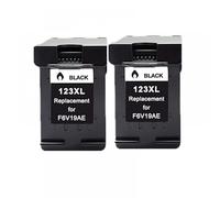 GSwReJ Compatible 123XL Ink Cartridge Replacement For Deskjet Printers 1110 2130 2132 2133 2134 3630 3632 3637 4513(2 Black)