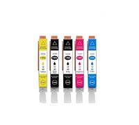 GSwReJ Compatible 178XL Ink Cartridge For Printers 5521 6510 6512 6515 6520 6521 7510 7515 B109a B109n B110a B855 3B209a B210a C309a(5 clor 1set)