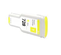 GSwReJ Compatible 300ML Ink Cartridge For 728XL Matte Black For DesignJet T730 T830 Printer Dye Ink(Yellow)
