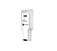 GSwReJ Compatible 300ML Ink Cartridge For DesignJet Z6 Z9 Models P2V84A P2V85A P2V86A P2V87A Suitable For 747 747XL Ink(746-PBK)