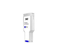 GSwReJ Compatible 300ML Ink Cartridge For DesignJet Z6 Z9 Models P2V84A P2V85A P2V86A P2V87A Suitable For 747 747XL Ink(747-Blue)