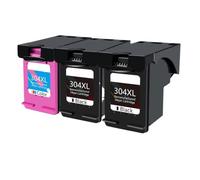 GSwReJ Compatible 304XL Ink Cartridge Replacement For Deskjet Printers Models 2620 3720 5000 5010 5012 5014 5020 5030 5034(3pcs)