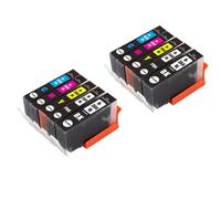 GSwReJ Compatible 364XL Color Ink Cartridge For Inkjet Printers Photosmart B8558 C6380 C6383 C5324 C5383(2Sets (10PCS))