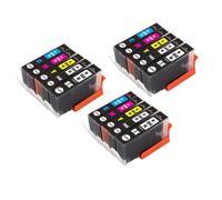 GSwReJ Compatible 364XL Color Ink Cartridge For Inkjet Printers Photosmart B8558 C6380 C6383 C5324 C5383(3Sets (15PCS))