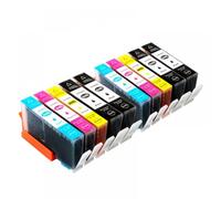 GSwReJ Compatible 364XL Ink Cartridge For 364 364 XL Works With DeskJet 3070A 3520 Photosmart 5510 5520 6510 6520 7510 Printers QSYRAINBOW(10pcs(no Photo bk))