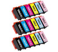 GSwReJ Compatible 378XL Ink Cartridges For Photo Printers Models XP8500 XP8600 XP8605 Replacement Ink(18PACK 3SET)