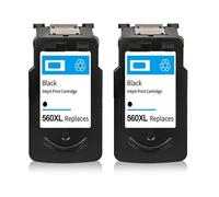 GSwReJ Compatible 560XL 561XL Ink Cartridges For Various Printers Including TS5350 TS7450 TS5351 TS5352 TS5353 TS7451(BK(2PC))