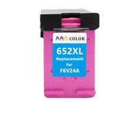 GSwReJ Compatible 652XL Ink Cartridge For Deskjet 1115 1118 2135 2136 2138 3635 3636 3835 4535 Printer(1Pack Color)
