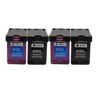 GSwReJ Compatible 652XL Ink Cartridge Replacement For Deskjet Printers Model 1115 1118 2135 2136 2138 3635 3636 3835 4535(2Black and 2Color)