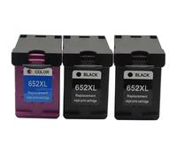GSwReJ Compatible 652XL Ink Cartridge Replacement For Deskjet Printers Model 1115 1118 2135 2136 2138 3635 3636 3835 4535(2Black and 1Color)