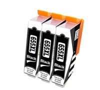 GSwReJ Compatible 655XL Ink Cartridges For Deskjet 5525 6520 6525 6625 3525 4615 Printers(3 BK)