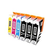 GSwReJ Compatible 655XL Ink Cartridges For Deskjet 5525 6520 6525 6625 3525 4615 Printers(6 Pcs)