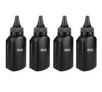 GSwReJ Compatible 80G Toner Powder Q2612A For Laser Printers 1010 1020 1015 1012 3015 Refill Cartridge(4 Bottle)